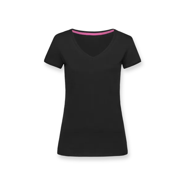T-shirt femme col V